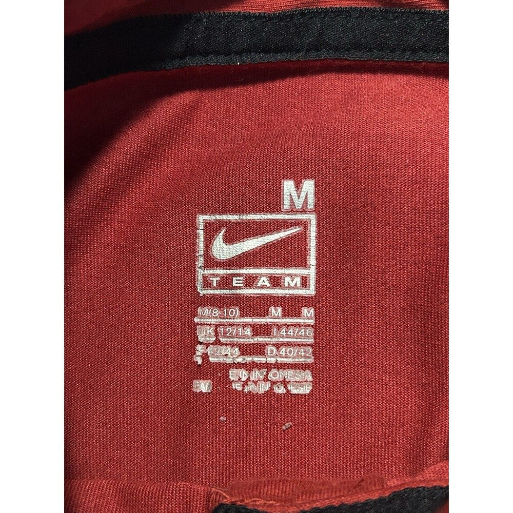 Nike Women's Medium Red Stanford Cardinal Polo Shirt Y2K Vintage Retro 2009 EUC - Picture 8 of 10